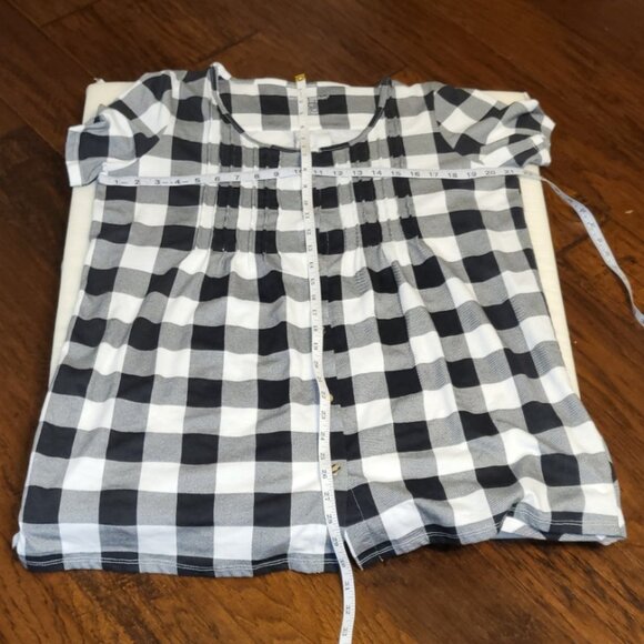 Woman Within Buffalo Plaid Tunic Top Plus Size 14 /16 - Picture 7 of 7